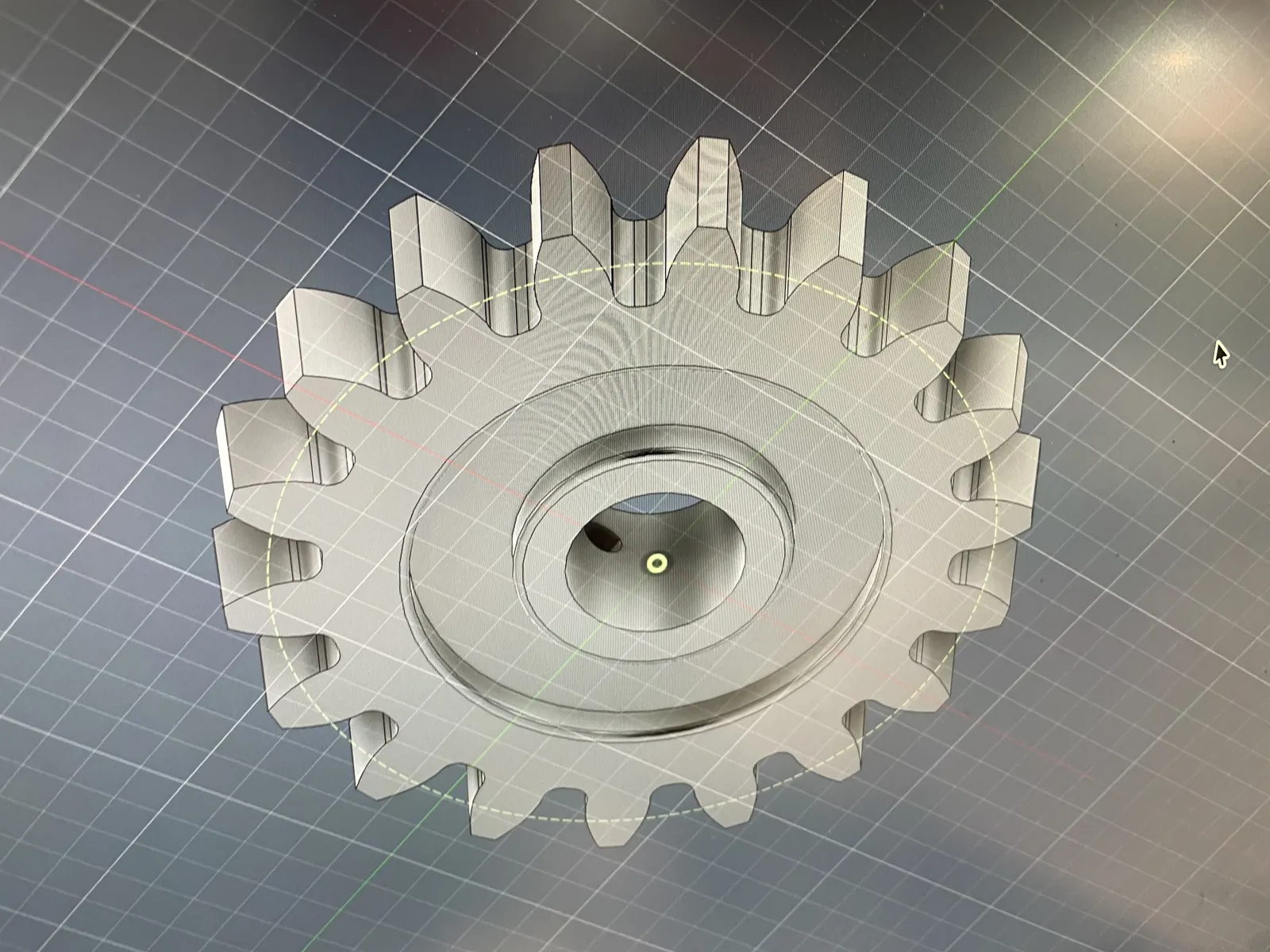 CAD-Modell eines Bauteils